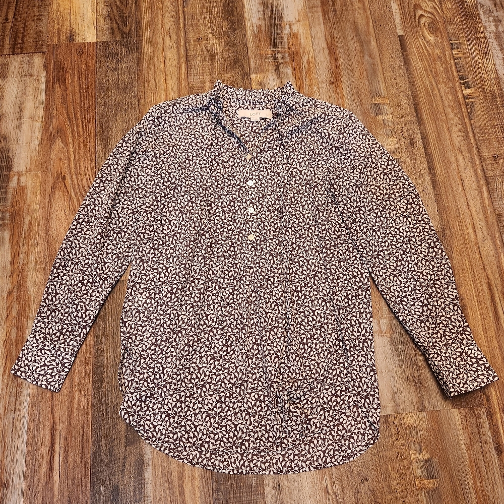 Loft Button Down Blouse